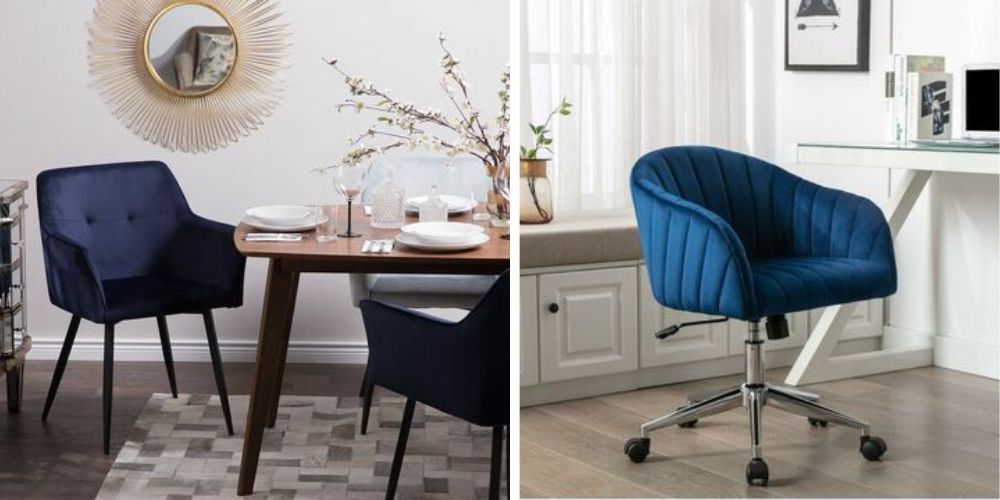 Chaises bleues roi