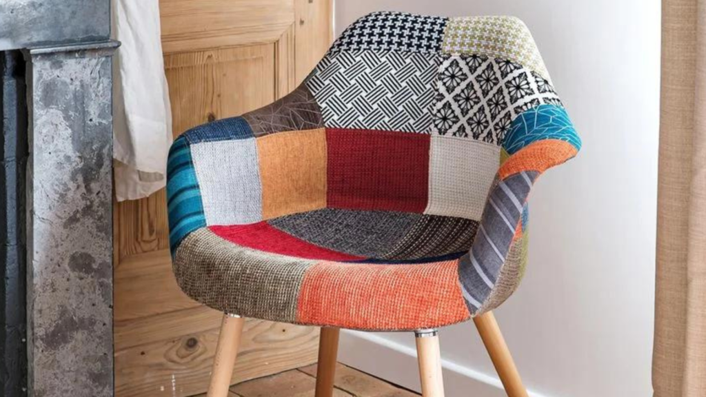 chaise patchwork