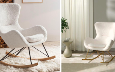Chaise à bascule blanche : nos idées pour votre décoration !