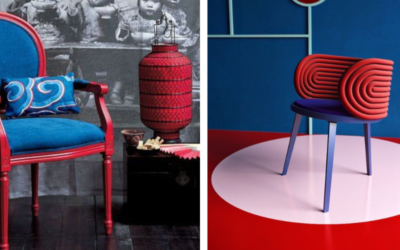 Chaise rouge et bleu : nos idées pour votre décoration !