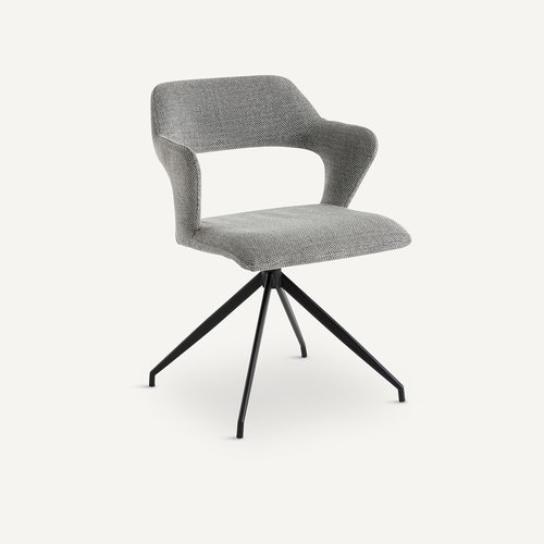 Fauteuil Asyar en Tissu Beige