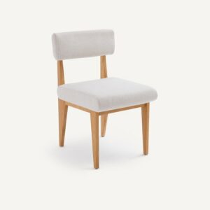 Chaise Izag en Tissu Gris