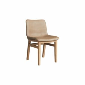 Chaise Cocoon en Tissu Beige