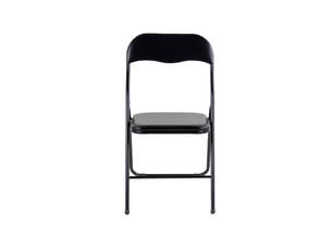 Chaise Evan en Métal Noir