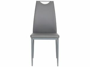 Chaise Flatemate en Metal Gris