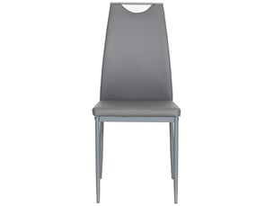 Chaise Flatemate en Metal Gris