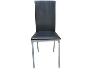 Chaise Chloé en Tissu Noir