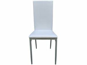 Chaise Chloé en Tissu Blanc