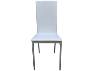 Chaise Chloé en Tissu Blanc