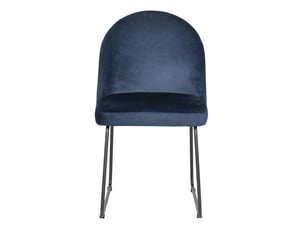 Chaise DAPHNE en Velours Bleu