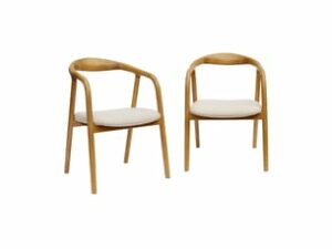 Fauteuil Vintage en Bouclette – Lot de 2