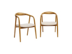 Fauteuil Vintage en Bouclette – Lot de 2