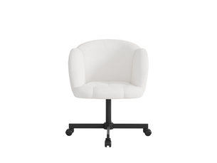 Chaise Teddy Beige en Métal