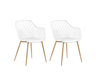 Chaise Nashua en Bois Blanc – Lot de 2