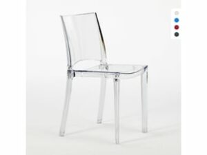 Chaise Empilable B-Side en Plastique Transparent