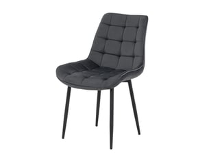 Chaise Velours Grise