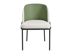 Chaise Moderne Beige en Tissu – Lot de 4