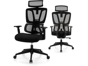 Fauteuil Ergonomique en Bois Noir