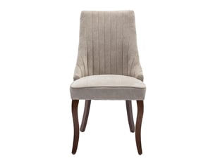 Chaise Tissu Doux Beige – Lot de 2