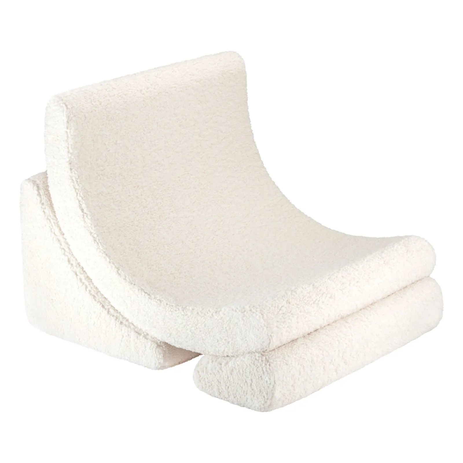 Fauteuil Moon en Tissu Beige