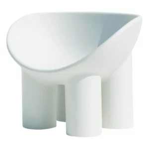 Fauteuil Roly Poly en Polyéthylène Blanc