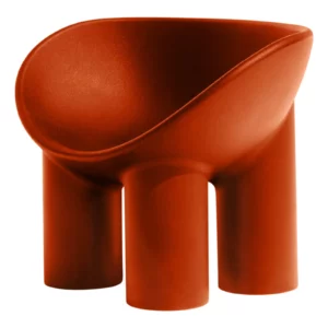 Fauteuil Roly Poly en Résine Blanc