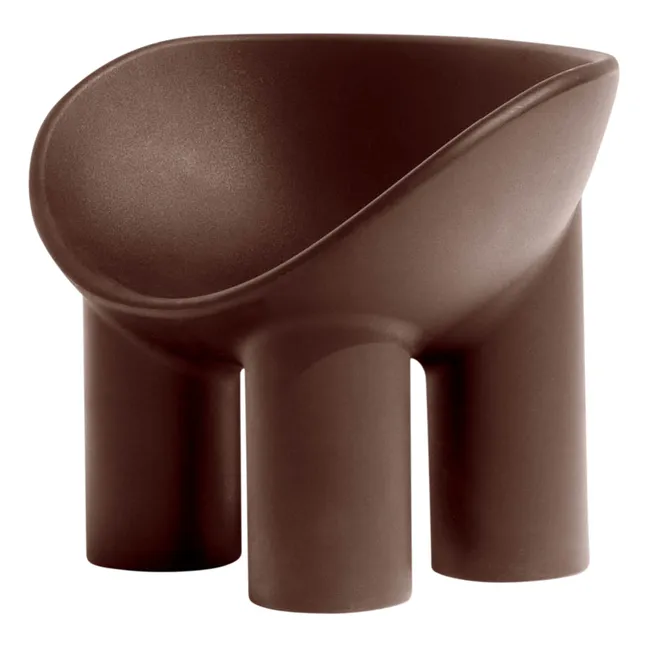 Fauteuil Roly Poly en Polyéthylène Blanc