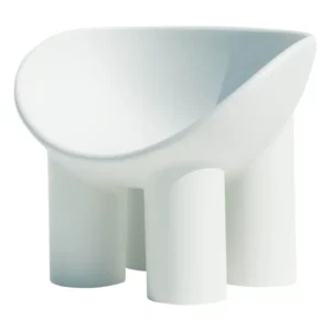 Fauteuil Roly Poly en Polyéthylène Blanc – Smallable