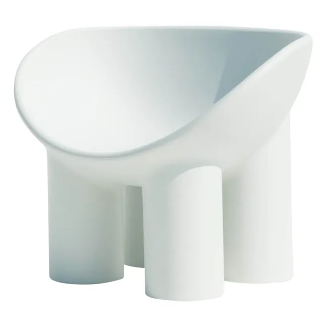Fauteuil Roly Poly en Polyéthylène Blanc – Smallable