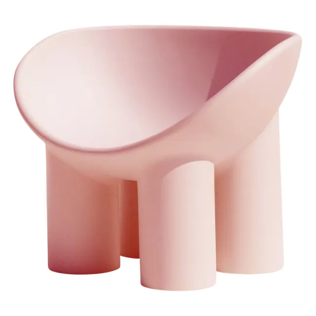 Fauteuil Roly Poly en Polyéthylène Blanc – Smallable Faye