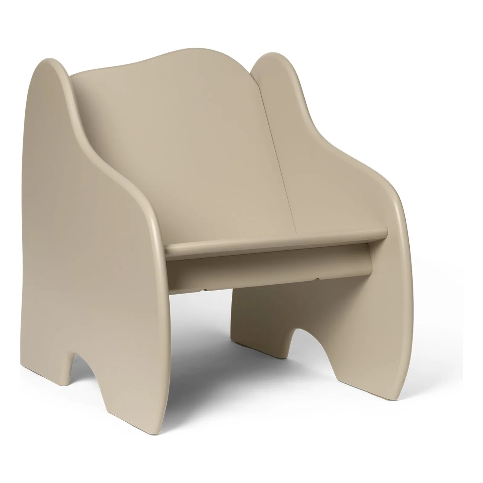 Fauteuil Slope en Tissu Gris