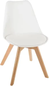 Chaise Baya en Plastique Blanc