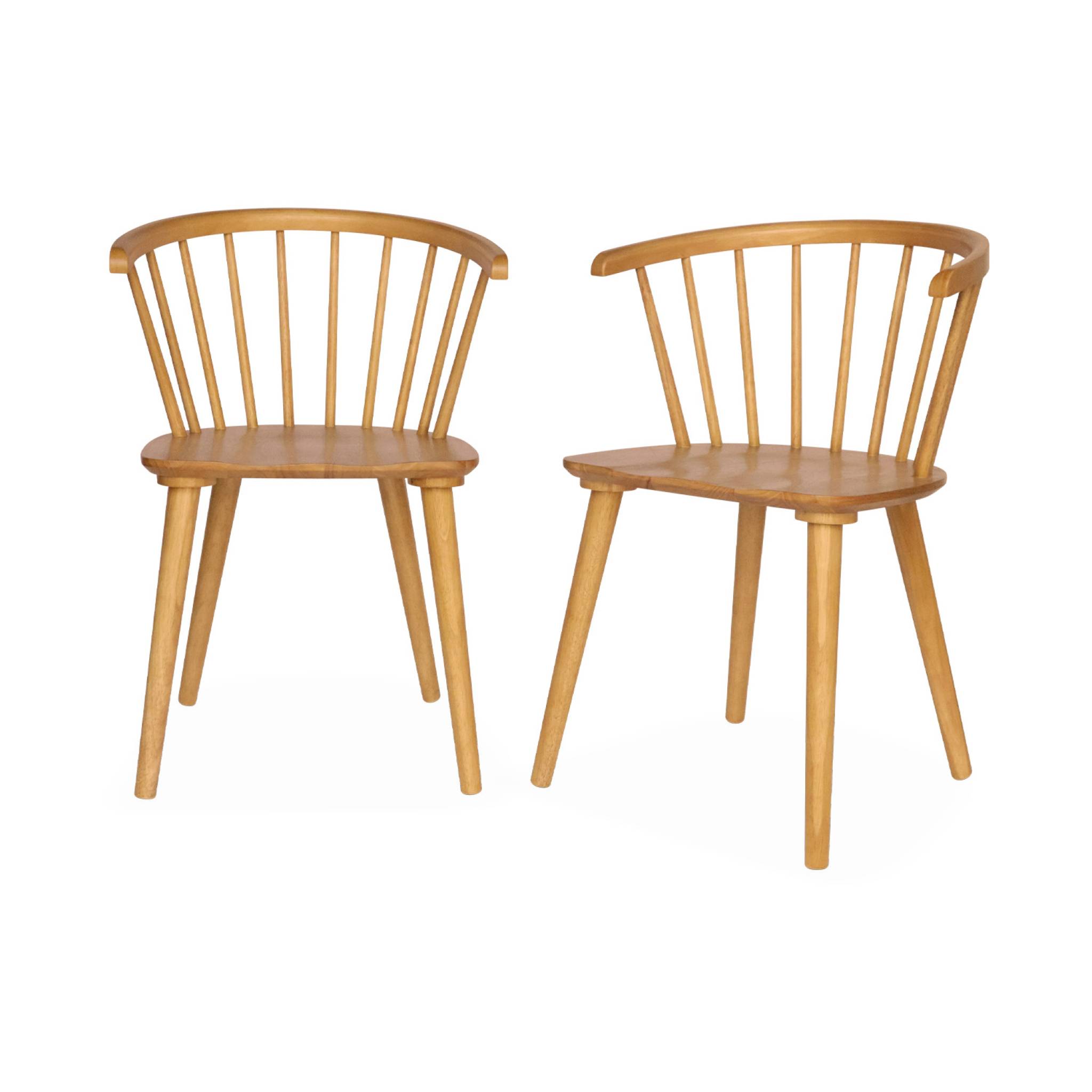 Chaise Paula en Bois – Lot de 2