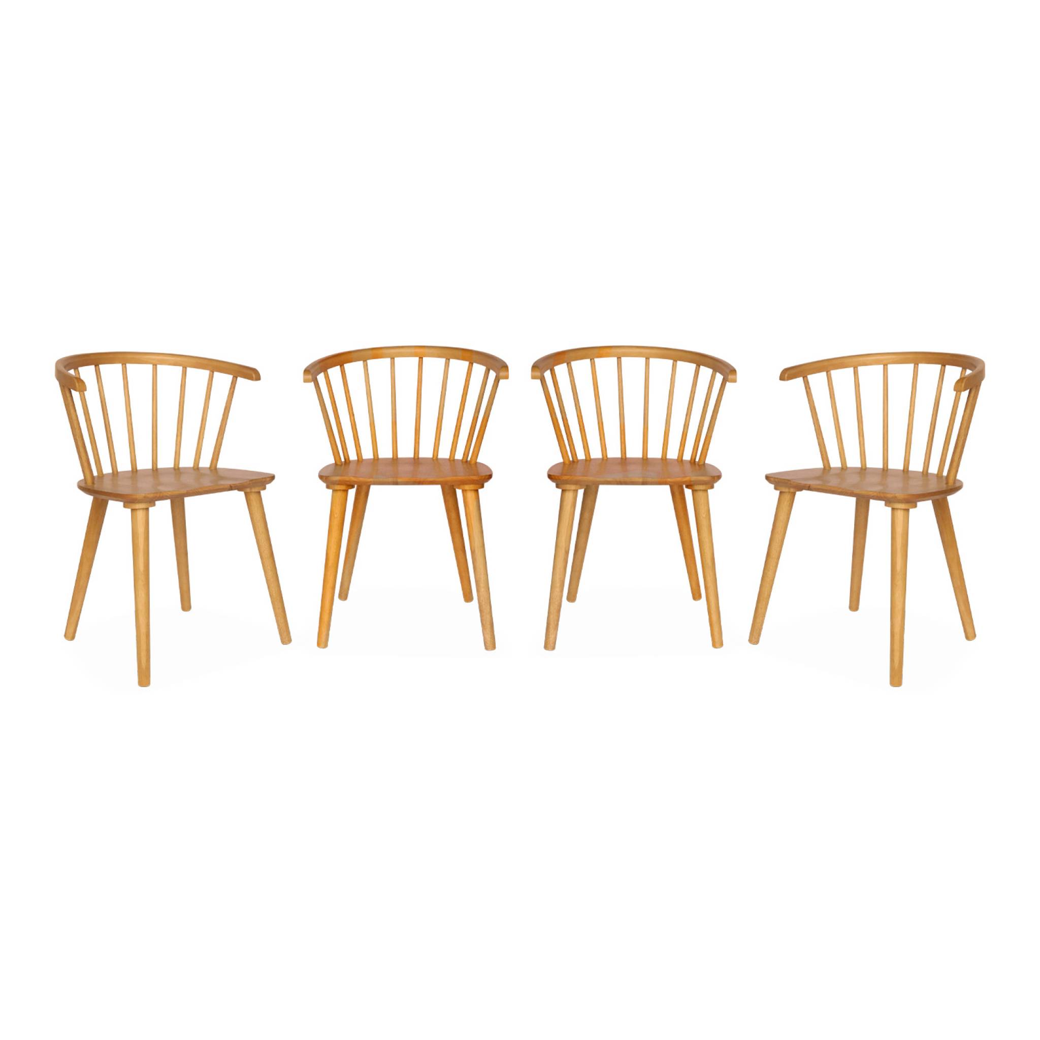 Chaise Paula en Bois – Lot de 4