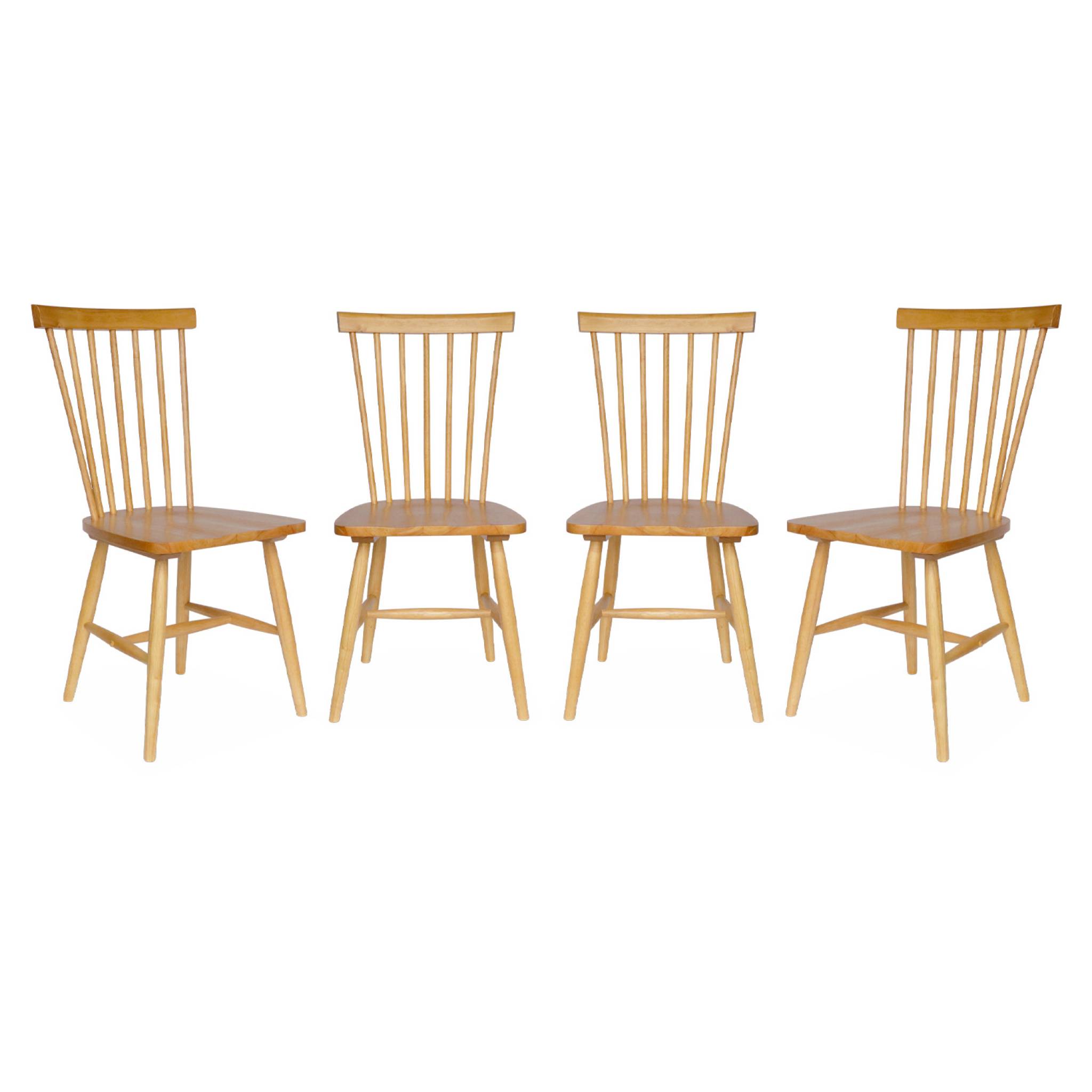 Chaise Romie en Bois – Lot de 4
