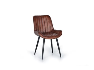 Chaise Cuir Marron
