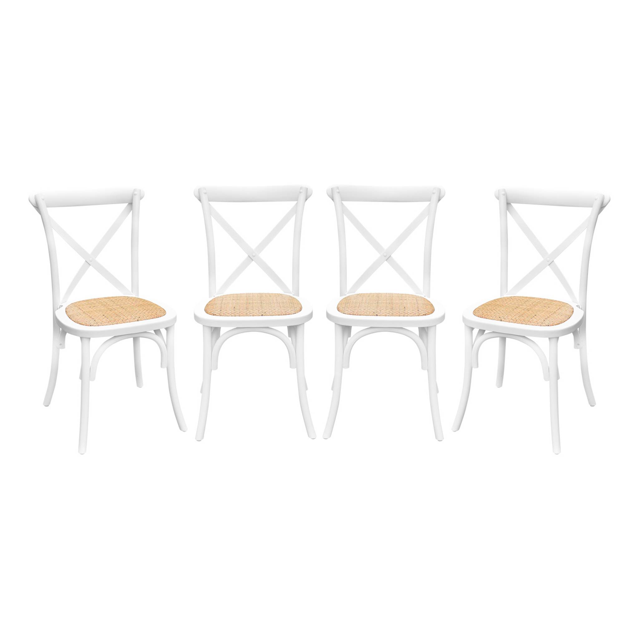 Chaise Vintage en Rotin La Redoute – Lot de 4