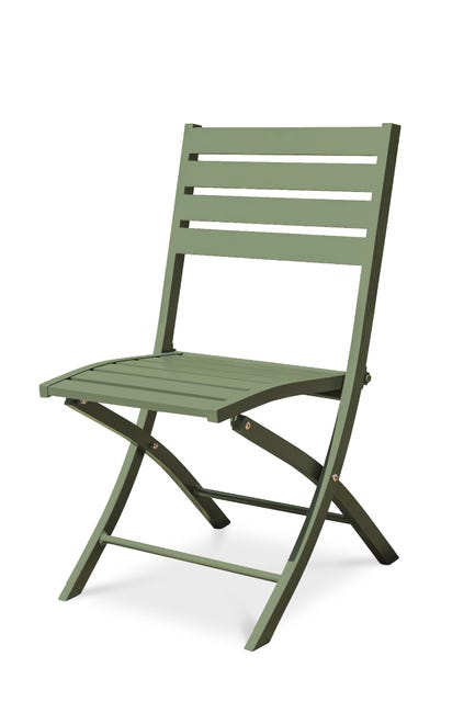 Chaise Marius en Aluminium Bleu