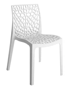 Chaise Grafik en Plastique Blanc