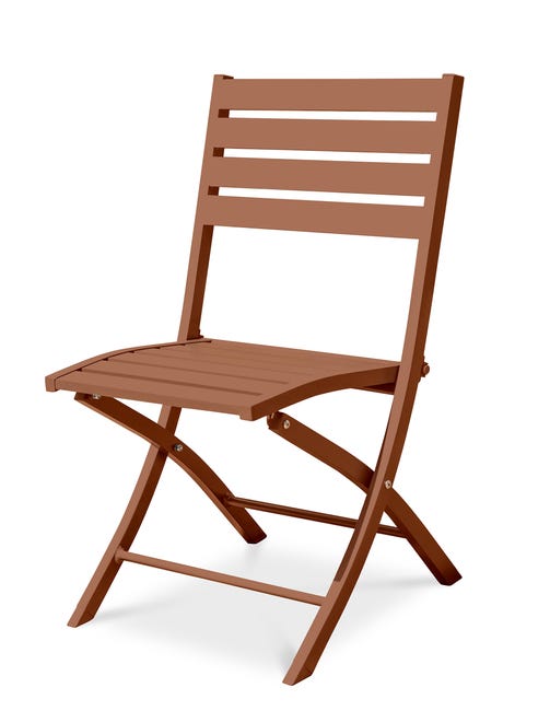 Chaise Marius en Aluminium Rouge
