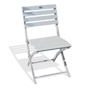 Chaise Marius en Aluminium Gris