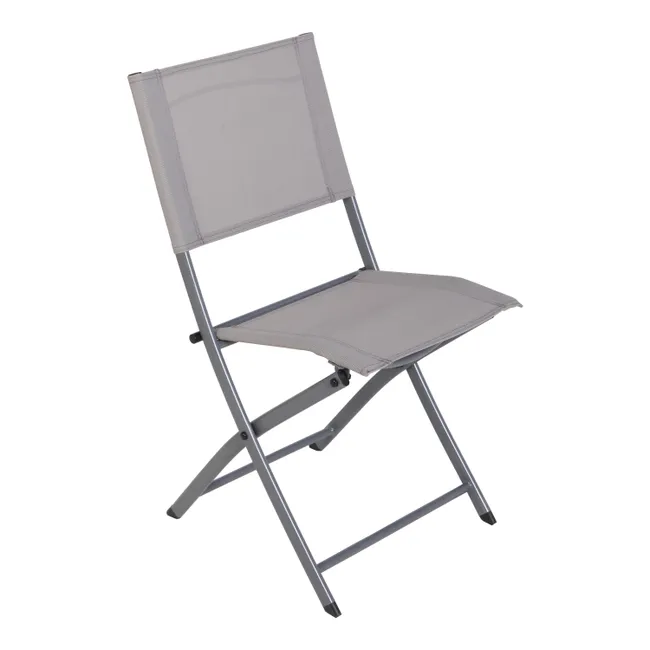 Chaise NATERIAL Emys en Acier Taupe