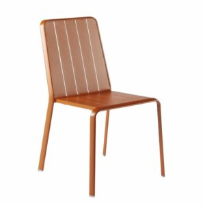 Chaise Idaho en Aluminium Terracotta – LEROY MERLIN Jardin