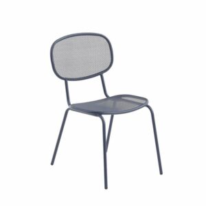 Chaise Ikaros en Acier Bleu Némo – LEROY MERLIN