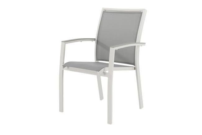 Chaise NATERIAL Las Vegas en Tissu Gris