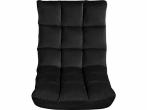 Chaise Pliable en Tissu Noir