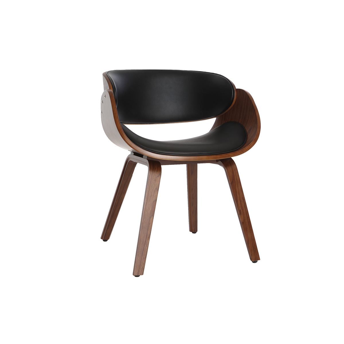 Chaise Design en Bois Noir