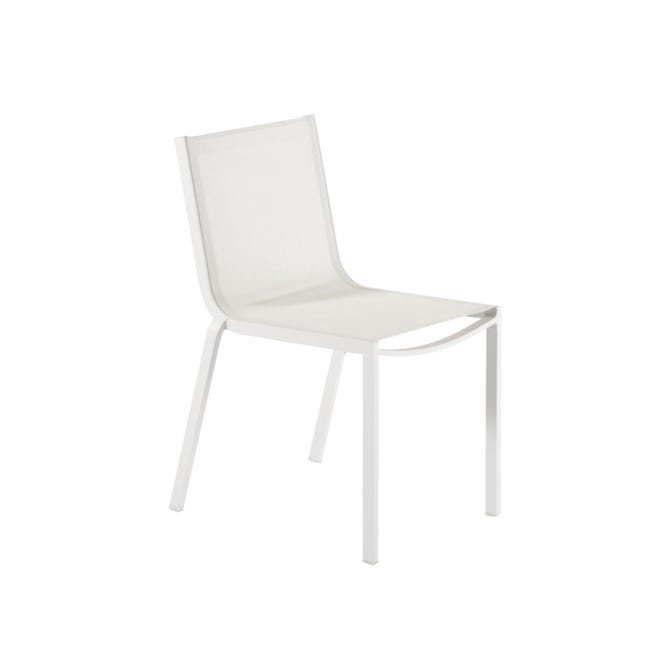 Chaise Paradise en Tissu Gris Clair