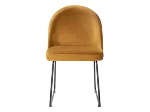 Chaise DAPHNE en Velours Noir