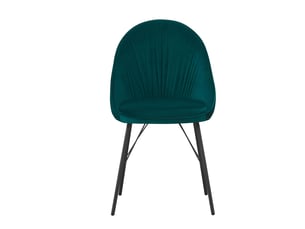 Chaise Minzee en Velours Bleu